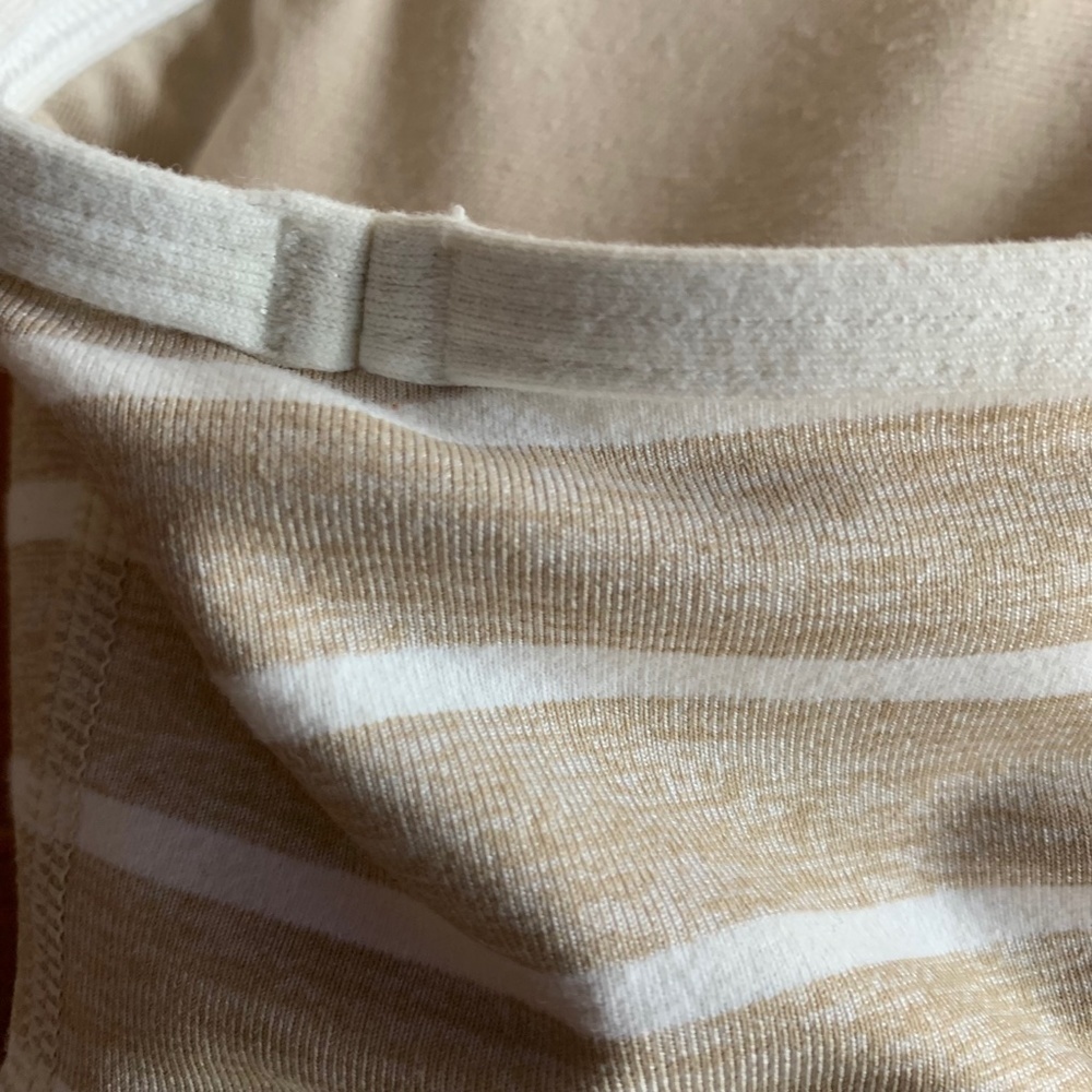 𝅺lululemon Striped Sports Bra Size 12 ALTERED PLEASE READ DESCRIPTION (1246) - Picture 5 of 13